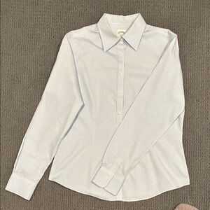 Brooks Brothers Pale Blue Fitted Button-Down Shirt